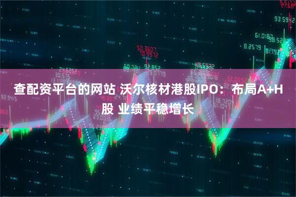 查配资平台的网站 沃尔核材港股IPO：布局A+H股 业绩平稳增长